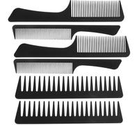 6 Pezzi Pettine da Parrucchiere Antistatico a Denti Fini | Taglio e Styling, Districa Nodi Precisione, Resistente al Calore, Finitura Liscia, Uso Professionale