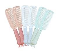 6 Pezzi pettine Pennello a 360 pettini per lo styling del salone pettini per tutti i unghia coda light hairdo graziosi pettini per pettini per plastica FRCOLOR