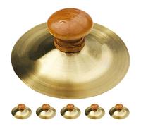 6 pezzi Piatti a mano Piatti da marcia piccoli Piatti da dito in rame Zills da