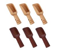 6 Pezzi Piccoli Cucchiai Di Legno, Piccola Spatola Da Tè, Mini Cucchiai Di Legno, Cucchiai Di Spezie, Cucchiai Di Legno Di Qualità, Piccolo Cucchiaio Di Legno Per Spezie Da Cucina