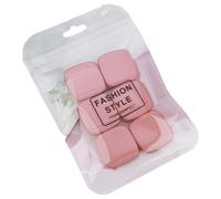 6 Pezzi Piccolo Dito Polvere Soffio Spugnette Viso Accessori Cosmetici Per Miscelare E Correttore Strumento di Trucco Quadrato Portatile Accessorio di Bellezza