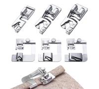 6 Pezzi Piedino Orlatore Universale 3 4 6mm Macchina Cucire Accessori