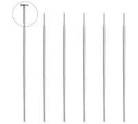 6 pezzi Piercing Taper Strumento di Inserimento 20G Titanio Threadless Inserzione Pin Taper Per Push In Ear Trago Helix Labbro Naso Piercing Strumenti di Stretching Per Cambiare Gioielli Piatto