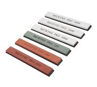 6 Pezzi Pietra per Affilare Coltelli, 120/240/600/1000/2000/3000 Pietre per Affilare Coltelli, Pietra Ad Acqua, Pietre Affilatura Coltelli, Cote Affilacoltelli per Cucina, All'aperto