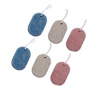 6 Pezzi Pietra Pomice a Doppia Faccia Pomice Per i Piedi Esfoliante Pomice Naturale Strumenti Pedicure Scrubber Per La Pelle Dura Pomice Per Le Kit Di Strumenti