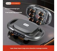 6 pezzi Pistole per massaggio intelligenti, ricarica Type-C (batteria al litio 2000mAh), alta potenza in uscita, forza di guida potente, basso rumore, display LED, 9 modalità, 20 livelli di intensità,