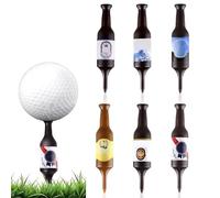 6 Pezzi Plastica Pratica Tee Golf,Tee da Golf Plastica Tees Pratica Piccoli Lunga 100mm, Tees da Golf Riducono l'attrito Laterale Spin Durevole Stabile per Golfisti Riutilizzabile