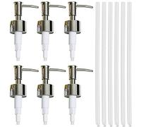 6 Pezzi Pompa Per Sapone,Pompa Di Sostituzione Del Sapone,Testa Pompa Per Sapone Liquido,Dosatore a Pompa Adatto,Parti Della Pompa Per Lozione,Utilizzato In Case,Hotel,Cucine,Bagni