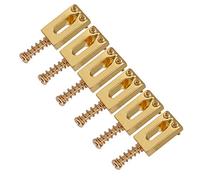 6 pezzi ponte tremolo String Roller Saddle chitarra elettrica parti oro