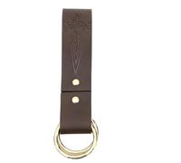 6 Pezzi Porta Spade Medievali Halloween Rinascimento Accessori Cosplay Medievale Set Manicotti Cavalieri Decorazione, Fibbia gonna marrone, Taglia unica