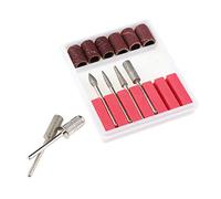 6 Pezzi Pro Nail Art Elettrico Drill Bit File Kit Manicure Macchina Rettifica Teste