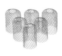 6 Pezzi Protezione Downsport Per Grondaie, Filtro In Acciaio Inox Da 9 Cm, Protezioni Per Per Prevenire L'ostruzione Delle Foglie, Impedisce A Serpent(120mm*170mm/4.7in*7in 3pack)