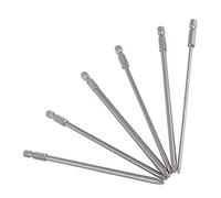 6 Pezzi Punte per Cacciavite Magnetico a Croce, 15cm Bit Avvitatore Lunghi, Cacciavite di Torx di 1/4" Codolo Esagonale, Punta a Croce con Codolo Esagonale 3mm-6mm Set di Punte per Cacciavite