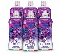 6 Pezzi Puro Amore Pavimenti Viola 1L Detergente Superfici Lavabili Profumato 6L