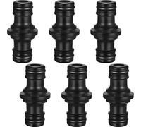 6 Pezzi Raccordi Tubo Da Irrigazione 1/2 Pollice Raccordo Tubo Irrigazione in Plastica Robusta, Connettori per Prolunga Tubi, Maschio Acqua Gardena per Giardino.