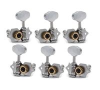6 pezzi Ratio Vintage Open 18:1 Gear Tuners for corde, meccaniche for ukulele, chitarra acustica classica(3R3L)
