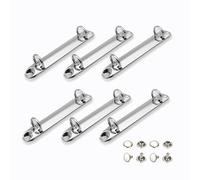 6 Pezzi Ricambio Raccoglitori ad Anelli Metallo, Meccanismi Raccoglitori a Anelli, Anelli Meccanismo di Rilegatura, per Accessori Cartelle Archivio, Quaderni di Agende Fai da, Mini Album, Quaderni