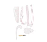 6 Pezzi Righelli su Misura in Plastica PVC Modello Curva Abbigliamento per Fare Righello per Cucire e Tagliare Set di Righelli con Tracciatore