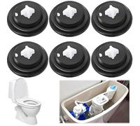 6 Pezzi Rondelle Diaframma, Guarnizione Caccia Acqua WC, Membrana Rubinetto Galleggiante, Giunti Diaframma Ingresso Laterale per la Manutenzione Caccia D'Acqua WC, Guarnizione Caccia Acqua