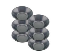 6 Pezzi Rotonda Torta Set Struttura In Acciaio Al Carbonio Con Rivestimento Non Stick Per La Cottura Di Pasticceria E Dessert Forno Tartellette Accessori Da Cottura
