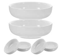 6 pezzi rotondi piatti di salsa di antipasti in ceramica piatto di salsa