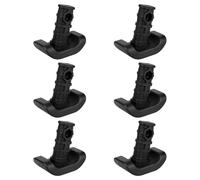 6 Pezzi Sci Walker 4302 per EZ Fold-N-Go, Piedini di Ricambio Walker Compatibili con EZ Fold-N-Go e Able Life Space Saver (Nero)