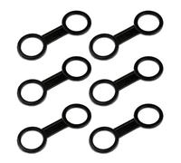 6 Pezzi Scuba Diving Snorkeling Snorkel Mask Keeper Fermo Nero