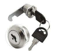 6 pezzi Serratura a camma for cassetti a cilindro for armadietto 16/20/25/30 mm for cassetta postale in lega di zinco Per Cassette Delle Lettere(30mm)