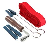 6 pezzi/set accordatura pianoforte L-Hammer chiave leva mute kit striscia di gomma mute
