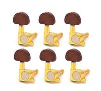 6 pezzi/set chitarra elettrica acustica folk Output-in picchetti per accordatura sintonizzatore testa macchina (Color : 6R)