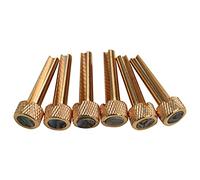 6 Pezzi/Set Corde Chitarra Chiodo Metallo Chitarra Acustica Ponte Perni In Ottone Corde Per Chitarra Cono Fis