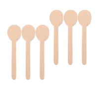 6 Pezzi Set Cucchiai di Legno da Cucina, Grezzi per Intaglio Fai | Legno Beige, Semifinito Versatile, Scelta , Kit per Creare Pezzi Unici, Uso Creativo