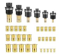 6 pezzi Set di Pinze per Dadi a Rivetto, per M3, M4, M5, M6, M8, M10, Strumento per Dadi a Rivetto, Pinza per Dadi a Rivetto con 30 Dadi, Strumento per Pistola a Rivetto