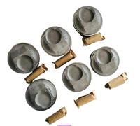 6 pezzi set di pistone motore con anelli 3 6 4640 94810304824 94810304724 Compatibile con le parti del motore automobilistico V6 Auto 2011 al 2016