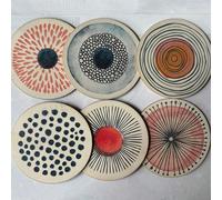 6 pezzi Set di sottobicchieri con decorazioni di frutta estiva - Antiscivolo, sottopiatti decorativi per casa, ufficio e feste. Decorazione da tavolo, sottobicchieri adatti per vari tipi di tazze, dec