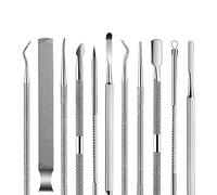 6 pezzi Set di unghie Incarnite, Professionale acciaio inossidabile Set di unghie per unghie incarnite, Doppia Faccia Attrezzi Set Per Manicure E Pedicure per Bisturi Pedicure