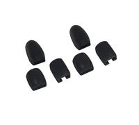 6 Pezzi/Set Pulsante in Gomma Lato Destro Intensificazione Tastierino Sassofono Parti di Strumenti A Fiato Accessori (Color : BK)