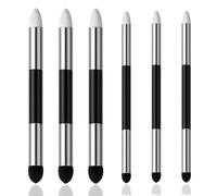 6 Pezzi Sfumino per Disegno Matita, Set a Doppia Testa con Spugna e Feltro, 3 Grandi + 3 Piccoli, Blending Stump, Strumenti per Sfumare Grafite, Carboncino, Accessori da Disegno per Schizzi e Dettagli