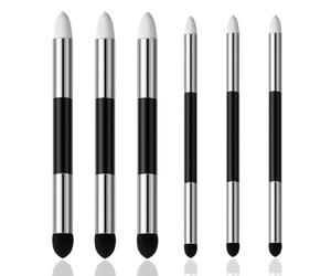 6 Pezzi Sfumino per Disegno Matita, Set a Doppia Testa con Spugna e Feltro, 3 Grandi + 3 Piccoli, Blending Stump, Strumenti per Sfumare Grafite, Carboncino, Accessori da Disegno per Schizzi e Dettagli