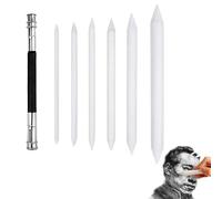 6 Pezzi Sfumino per Disegno Set Matite da Disegno, Ceppi da Disegno, Sfumino da Disegno, Set di Sfumini per Disegno, con 1pz Prolunga per Matite, per Studente Artisti Schizzo