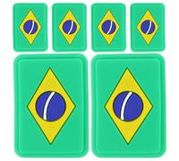 6 Pezzi Silicone Smorzatore Vibrazioni per Racchetta da Tennis Verde Chiaro | Forma Circolare, per Corde e Allenamento Tennis, Comfort al Braccio, Controllo Colpo