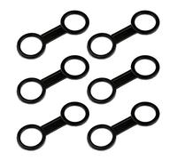 6 pezzi silicone Snorkel Keeper - Doppio anello porta boccaglio per immersioni subacquee nuoto accessori