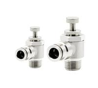 6 pezzi SL4/6/8/10/12mm valvola di controllo della velocità del cilindro valvola a farfalla filettatura esterna(SL8-01)