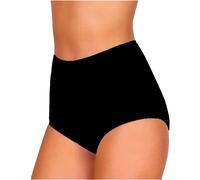 JADEA 6 Pezzi Slip Culotta Donna Vita Alta 05 Cotone Elasticizzato