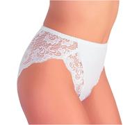 6 Pezzi Slip Donna Jadea 530 in Cotone con bordi in Pizzo