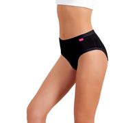 6 Pezzi Slip Donna Midi Vita Alta Jadea 786 in Cotone Modal Elasticizzato