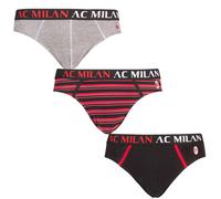 6 Pezzi Slip Ragazzo Milan MI12051 in cotone elasticizzato Prodotto Ufficiale