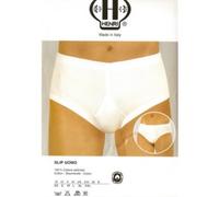 6 PEZZI SLIP UOMO VITA ALTA COSTINA HENRI SLIP BIANCO 117 MUTANDA INTIMO CLASSIC