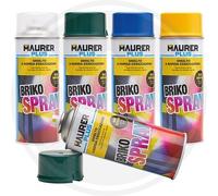 6 PEZZI SMALTO SPRAY 400 ML. MAURER PLUS Bianco lucido RAL 9010