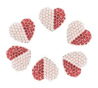 6 pezzi Spilla a cuore Spilla a cuore da donna Spilla delicata Accessorio per